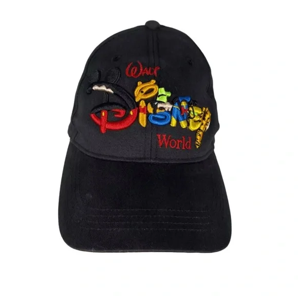 Walt Disney World Embroidered Black Adjustable Hat Cap. - Picture 3 of 6